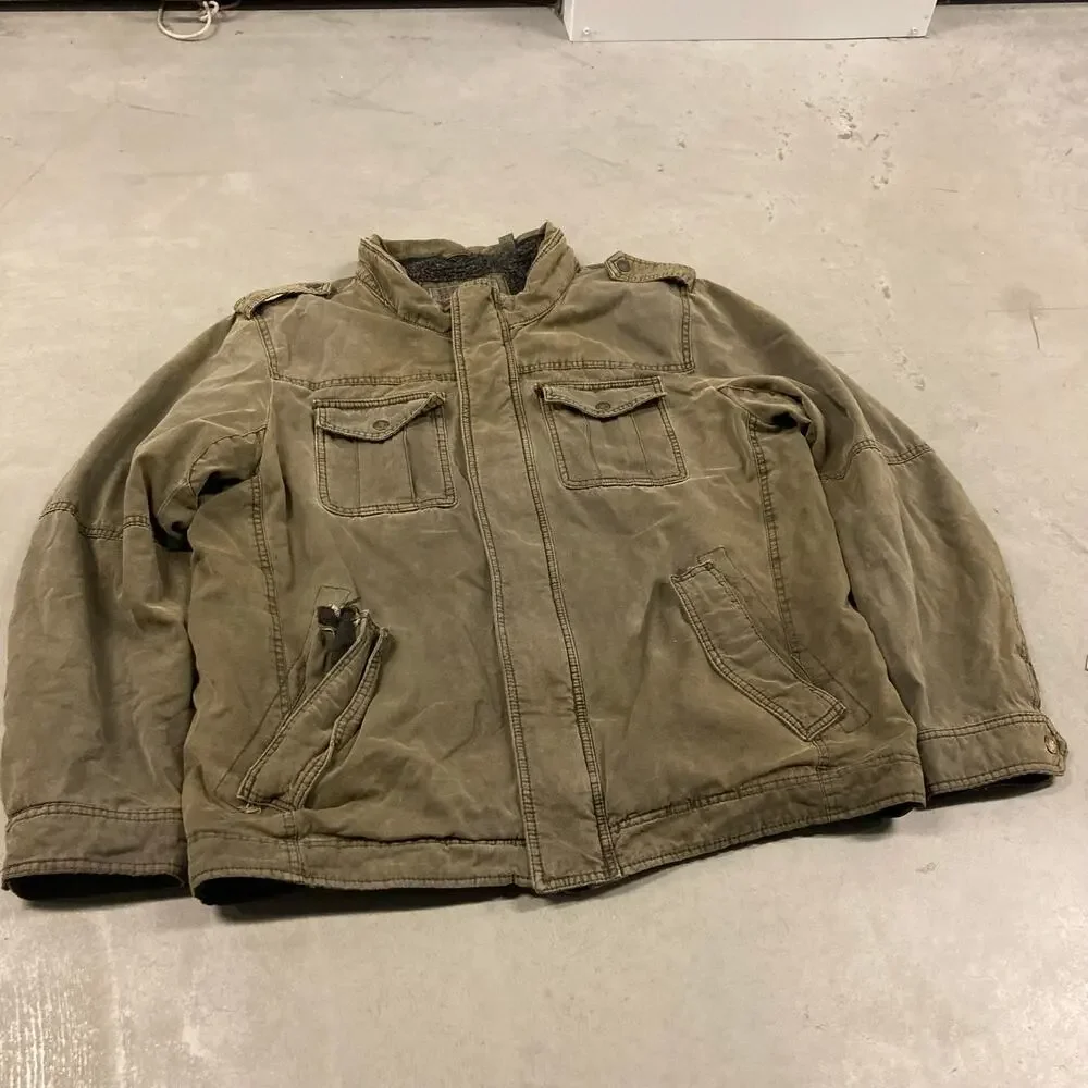 vintage y2k fur lined Levi’s jacket
